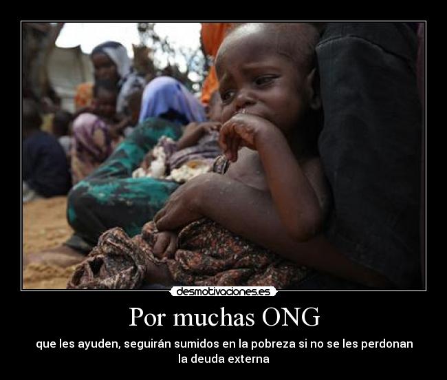 Por muchas ONG -