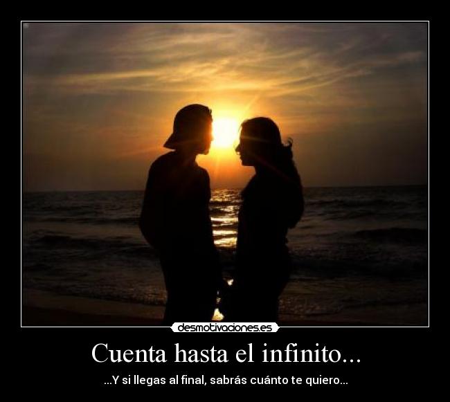 Cuenta hasta el infinito... -