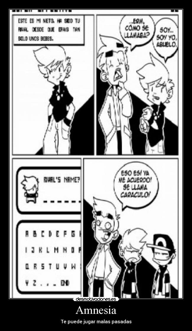 carteles pokemonrivalgaryamnesia desmotivaciones