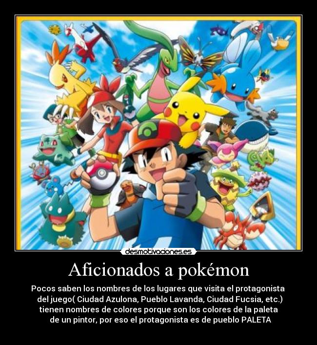 Aficionados a pokémon - 