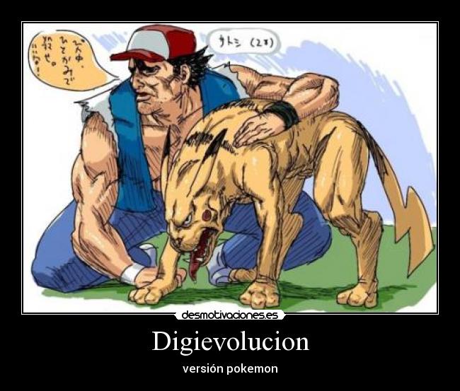 Digievolucion - versión pokemon