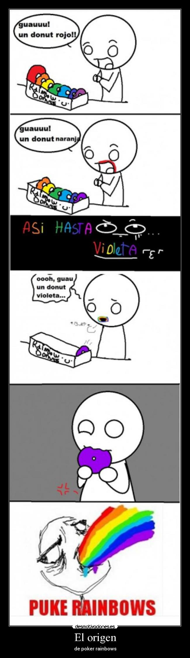 El origen - de poker rainbows