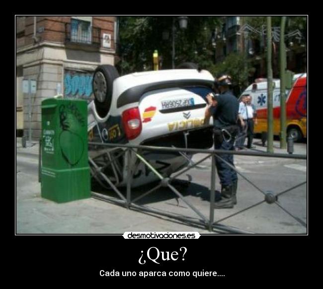 ¿Que? -