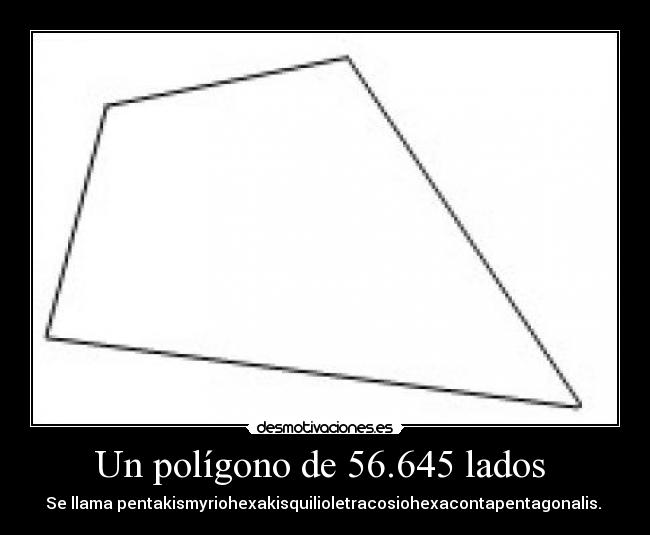 Un polígono de 56.645 lados  - 