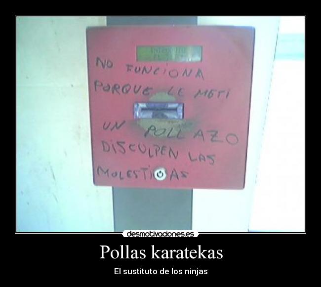 Pollas karatekas -