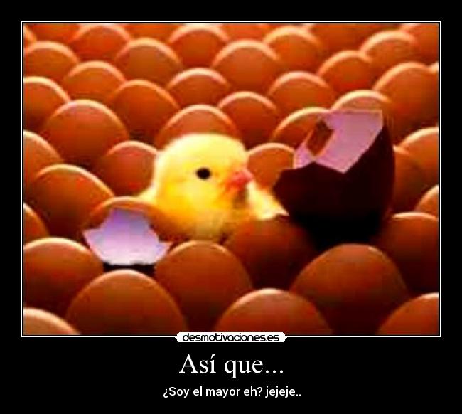 Así que... - 