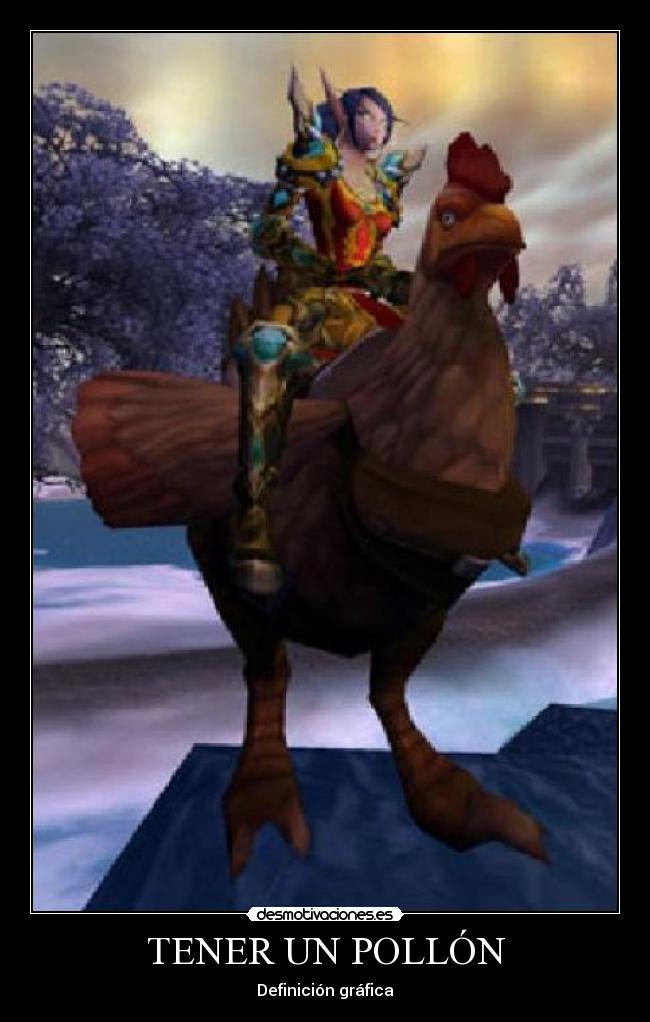 TENER UN POLLÓN -