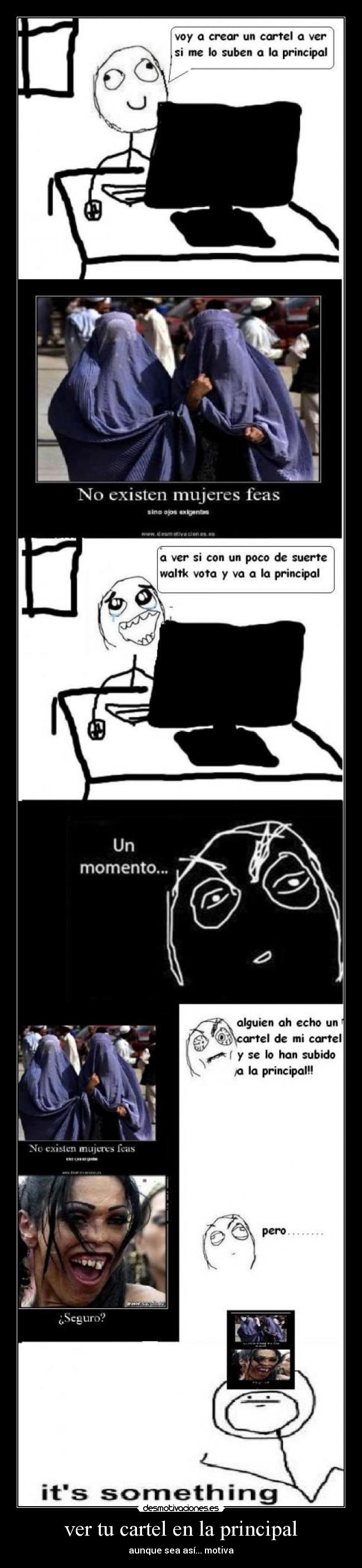 ver tu cartel en la principal - aunque sea así... motiva