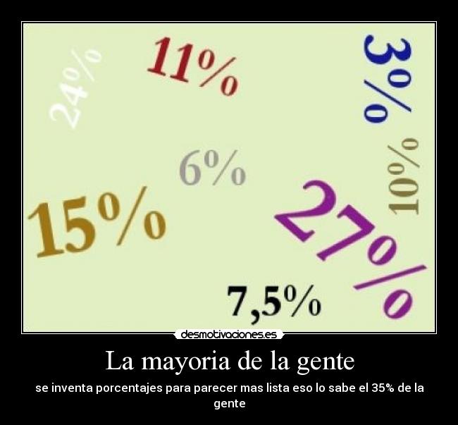 La mayoria de la gente - 
