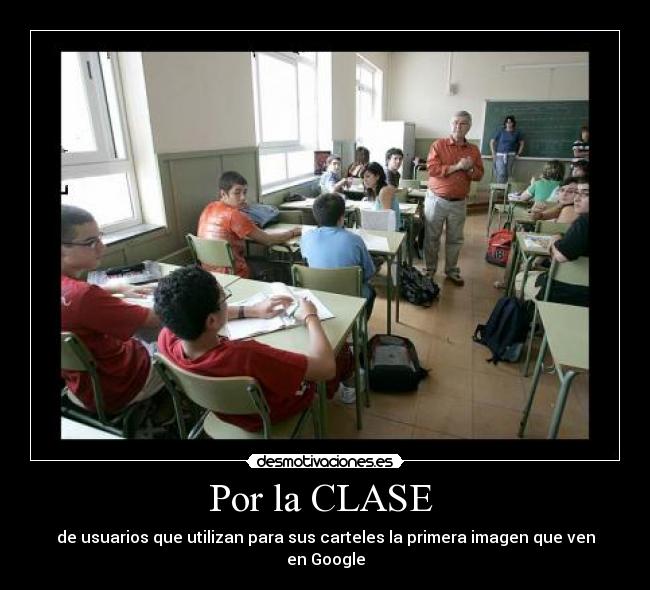 Por la CLASE -
