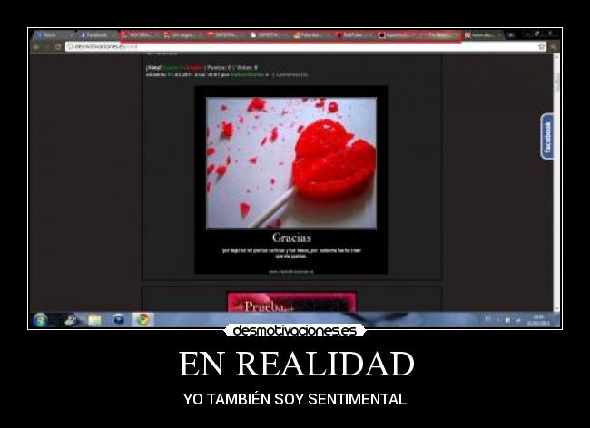 EN REALIDAD - YO TAMBIÉN SOY SENTIMENTAL