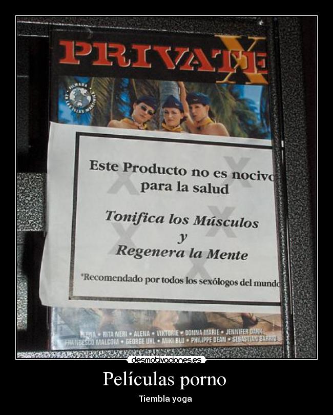 carteles porno peliculas recomendaciones desmotivaciones