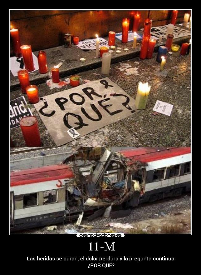 carteles 11-m desmotivaciones