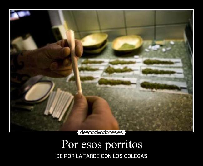 Por esos porritos - DE POR LA TARDE CON LOS COLEGAS