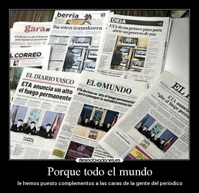 Porque todo el mundo -