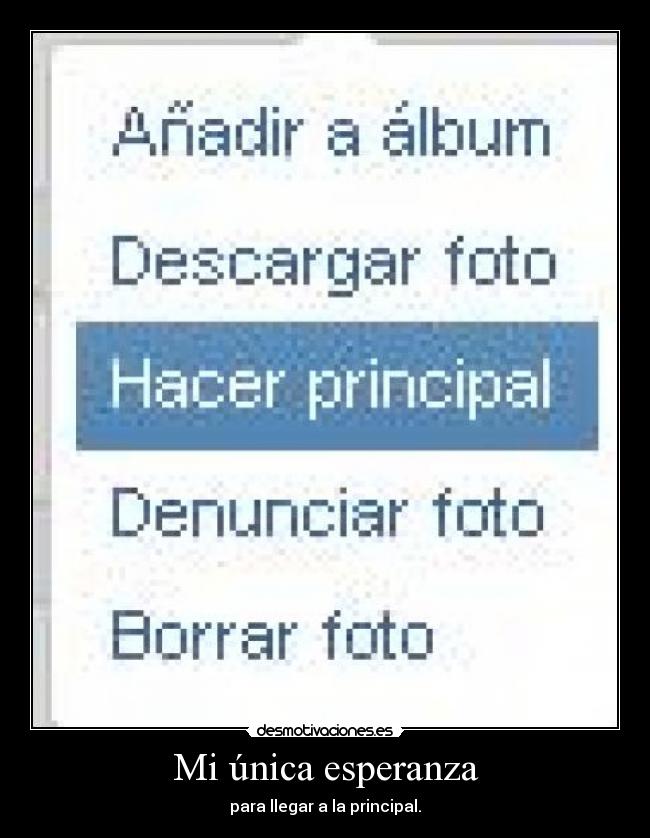 Mi única esperanza -