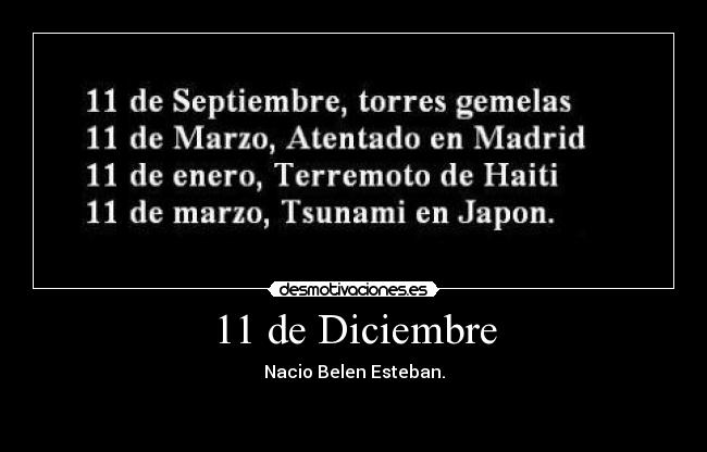 11 de Diciembre -