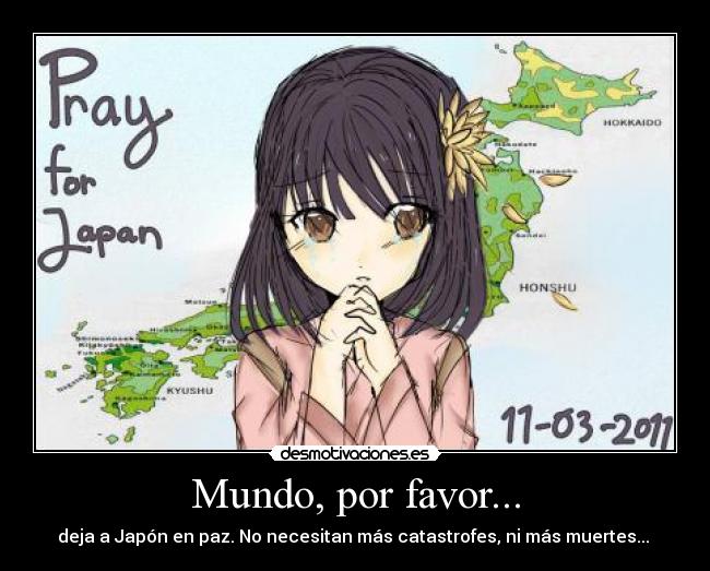 Mundo, por favor... -