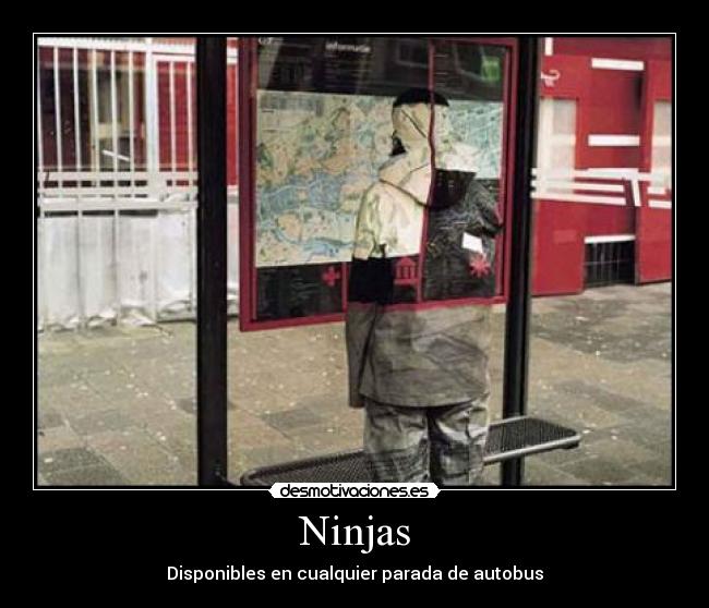 carteles ninjas desmotivaciones