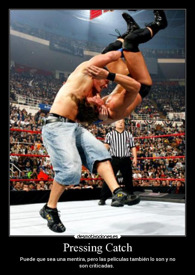 Pressing Catch - Puede que sea una mentira, pero las películas también lo son y no son criticadas.