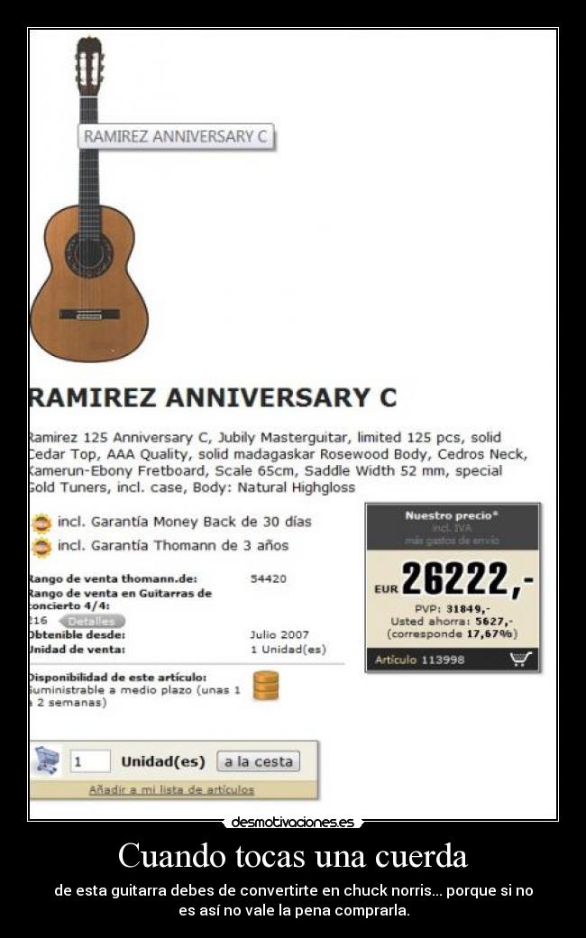 carteles chuck norris ostias guitarra cara precio guitarra espanola desmotivaciones