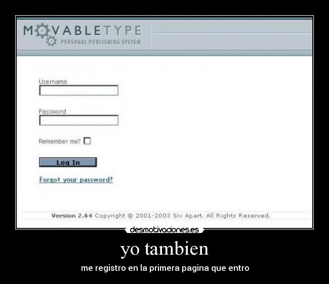 yo tambien -