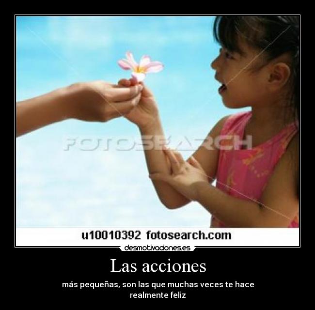 Las acciones -