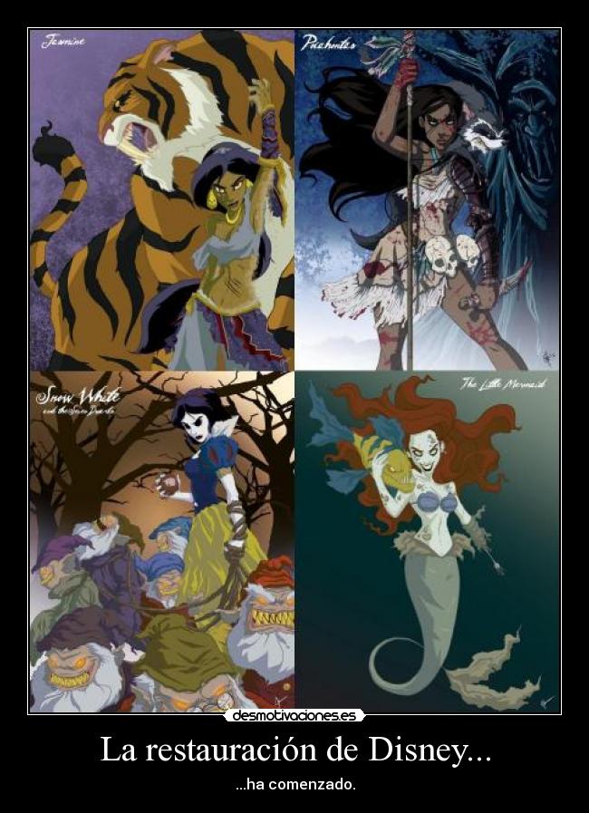 La restauración de Disney... -