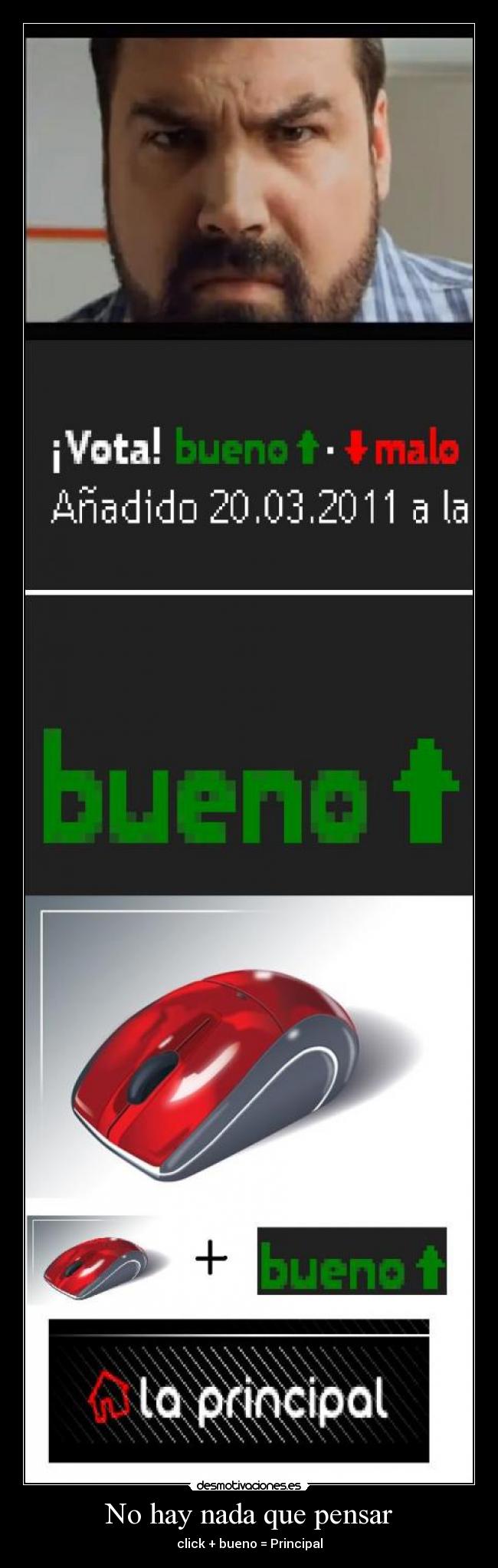 No hay nada que pensar -