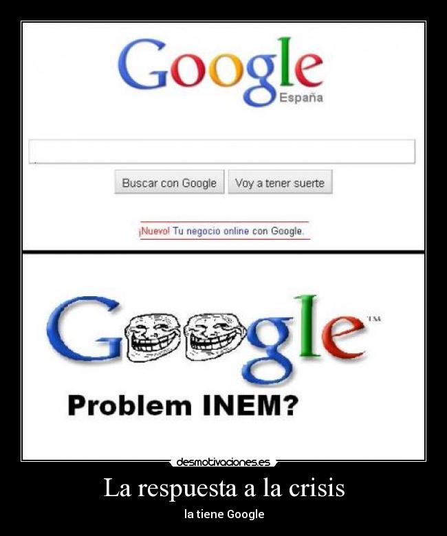 carteles google desmotivaciones