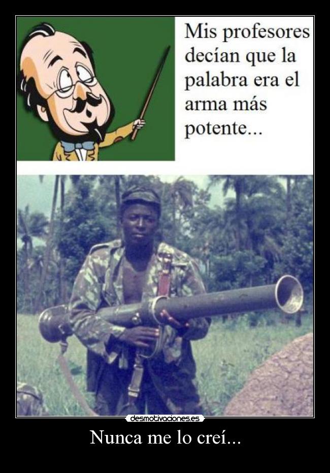 Nunca me lo creí... - 