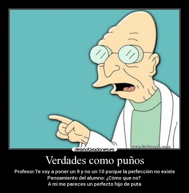 Verdades como puños -