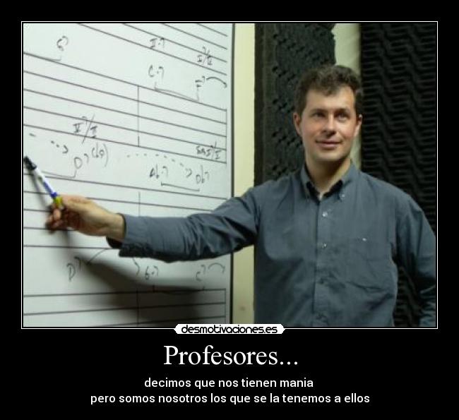 Profesores... - 