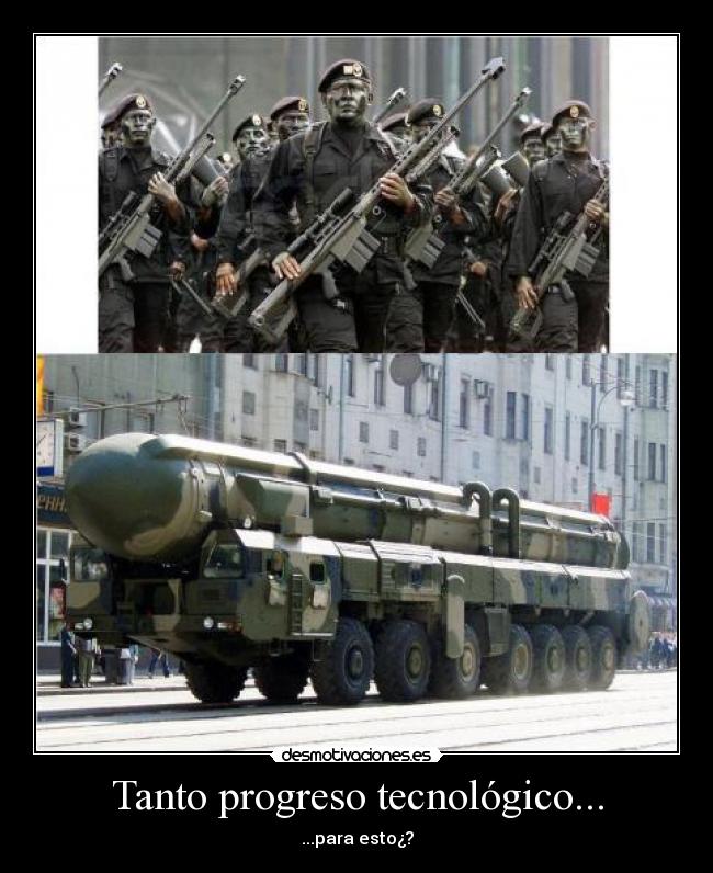 Tanto progreso tecnológico... - ...para esto¿?