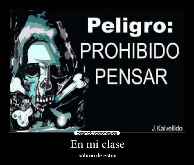 En mi clase - sobran de estos