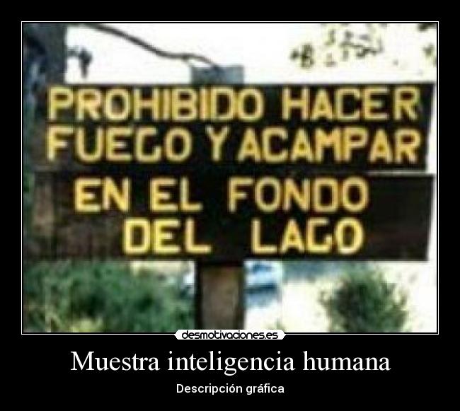 Muestra inteligencia humana - 