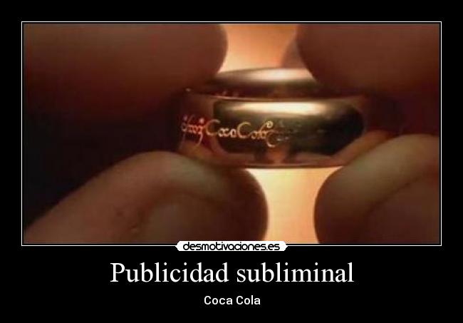 Publicidad subliminal -