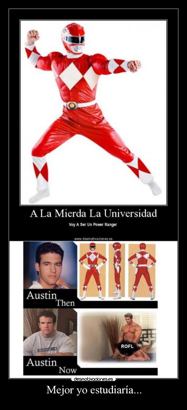 Mejor yo estudiaría... -