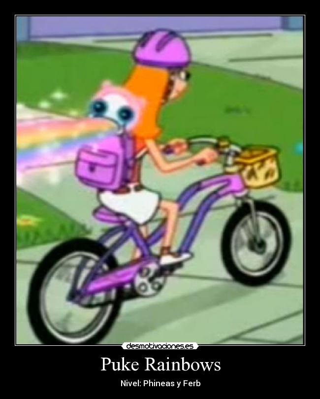 Puke Rainbows - Nivel: Phineas y Ferb