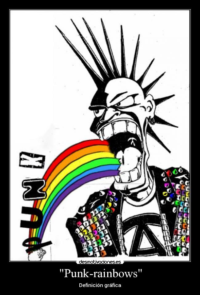 Punk-rainbows - Definición gráfica