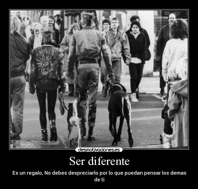 Ser diferente - Es un regalo, No debes despreciarlo por lo que puedan pensar los demas de ti