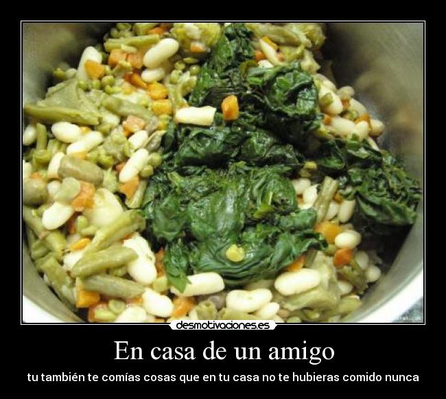 En casa de un amigo -