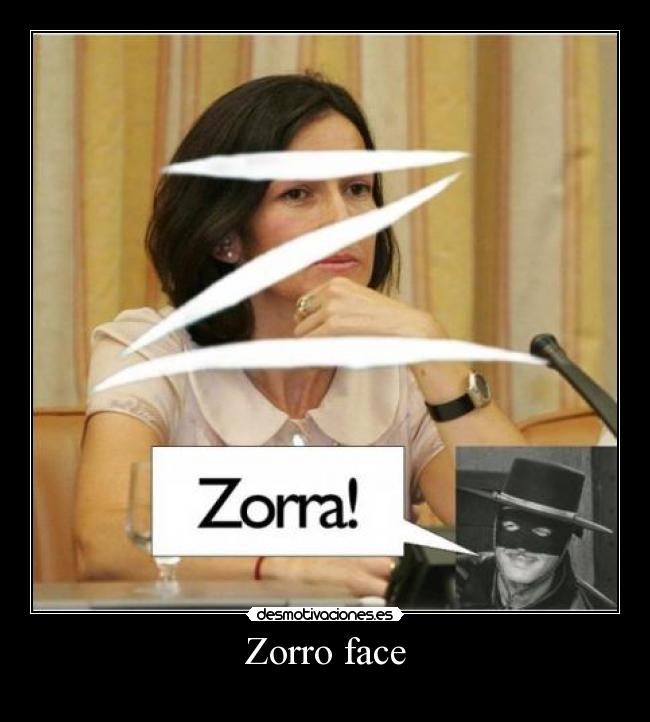 Zorro face -