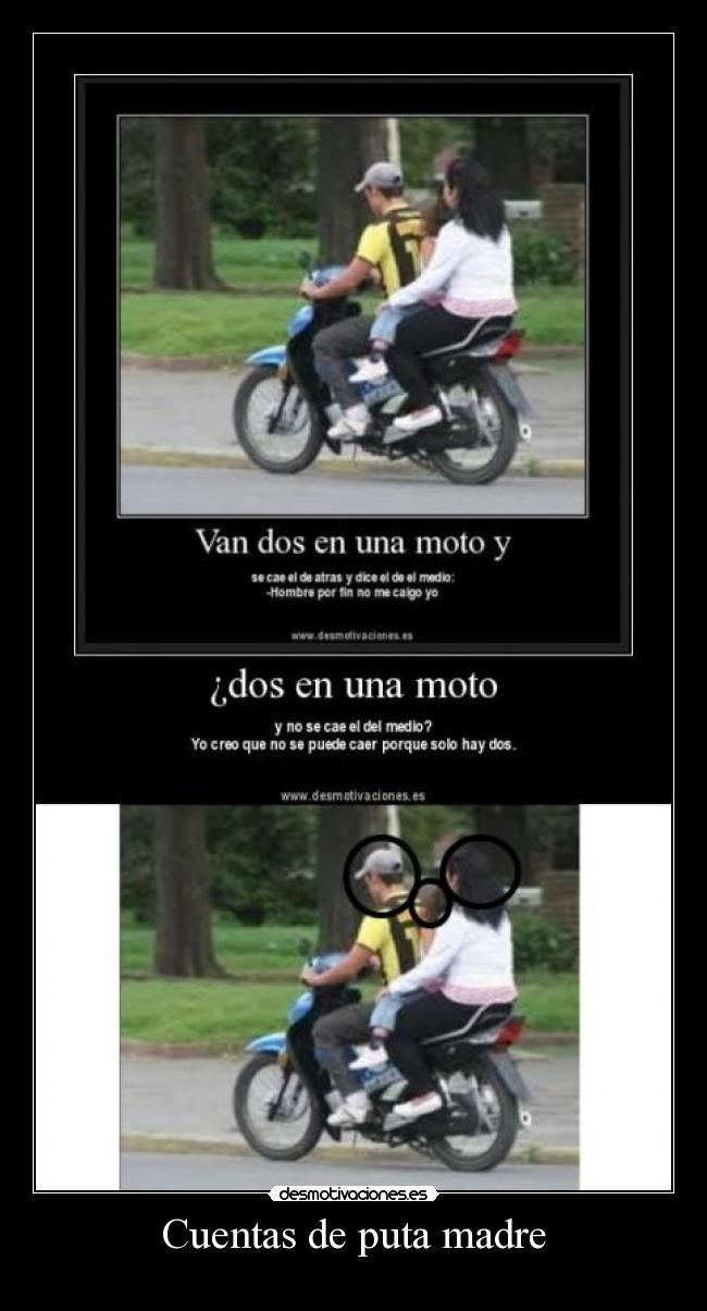 Cuentas de puta madre -