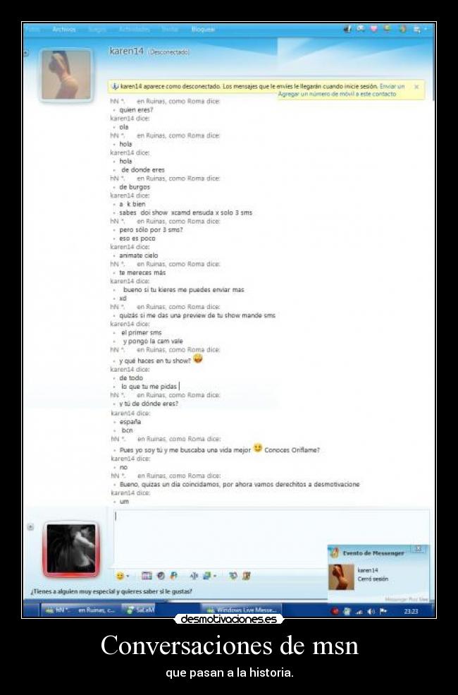 Conversaciones de msn - que pasan a la historia.
