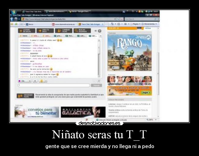 Niñato seras tu T_T -