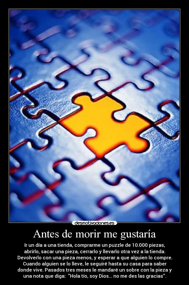 Antes de morir me gustaría - 