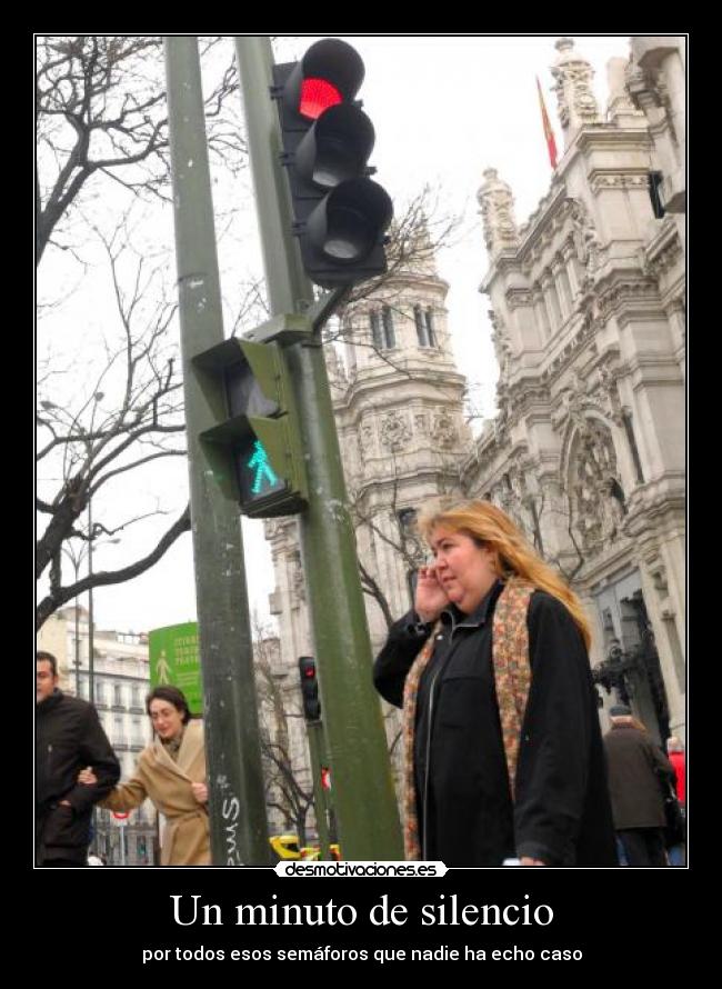 carteles silencio semaforos desmotivaciones