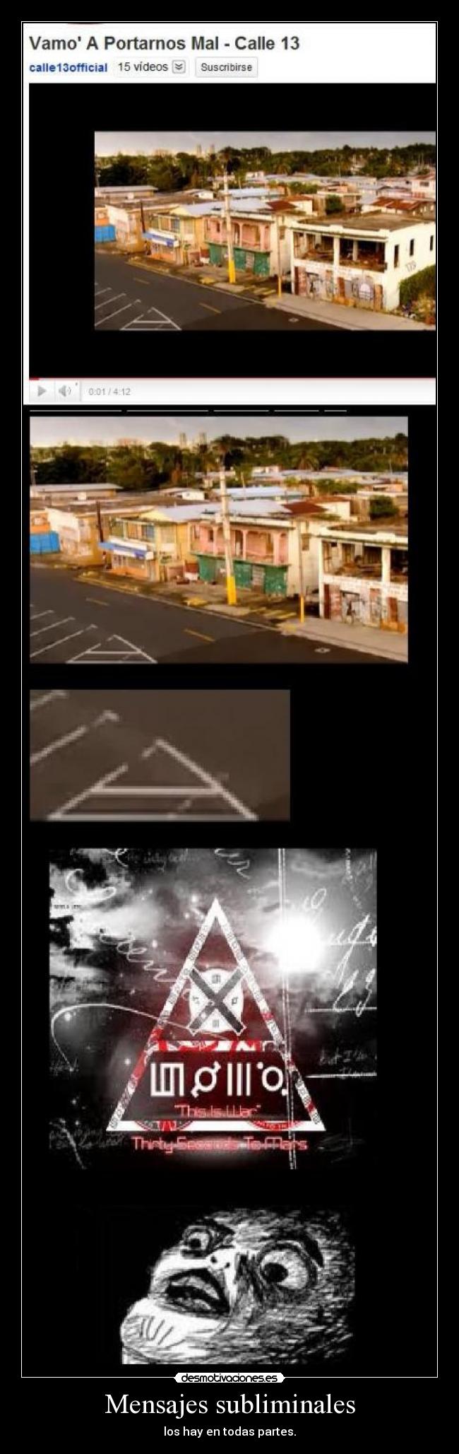 Mensajes subliminales - los hay en todas partes.