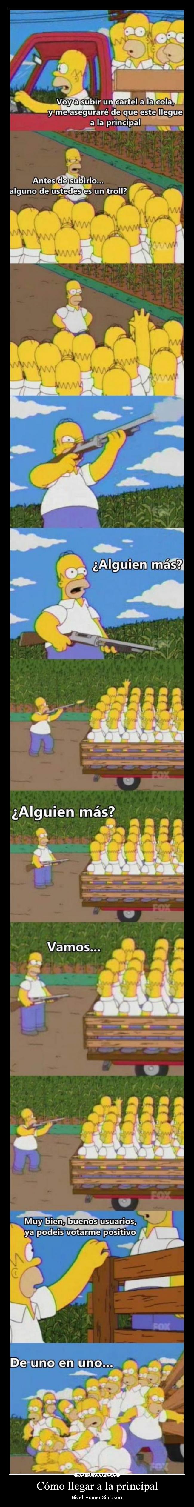 Cómo llegar a la principal - 